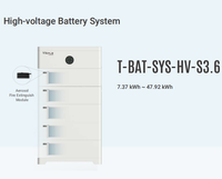 Batería LiFePO4 de 102V-665V de Alto Voltaje, Serie HV-S3.6, Gestión Inteligente, Más de 6000 Ciclos, Celda LFP, Sistema de Almacenamiento Residencial