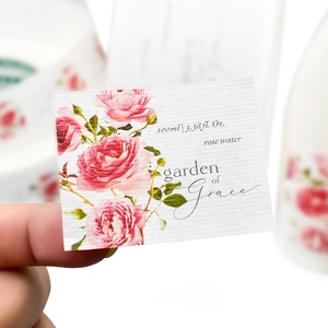 Etiqueta Autoadhesiva Impermeable con Textura Personalizada para Baño, Artículos de Aseo, Etiqueta Adhesiva para Botellas de Cosméticos - Product Image 1