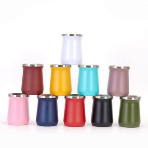 Mini Double-Layer Vacuum Hammer Paint Cup 304 Stainless Steel Modern Design Style for Camping for Beer <b>Coffee</b> & Tea - Product Image 4