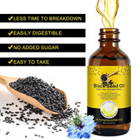 Label pribadi 100% murni alami organik 2% THYMOQUINONE(TQ) minyak pertumbuhan rambut minyak biji hitam