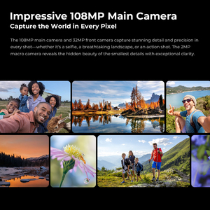 Oukitel wp200 Pro điện thoại thông minh 24GB + 1TB 8800mAh 108mp máy ảnh 5g BT Tai nghe thiết kế <span class=keywords><strong>Android</strong></span> 15 Wifi 6 miễn phí thông minh đồng hồ điện thoại di động - Product Image 5