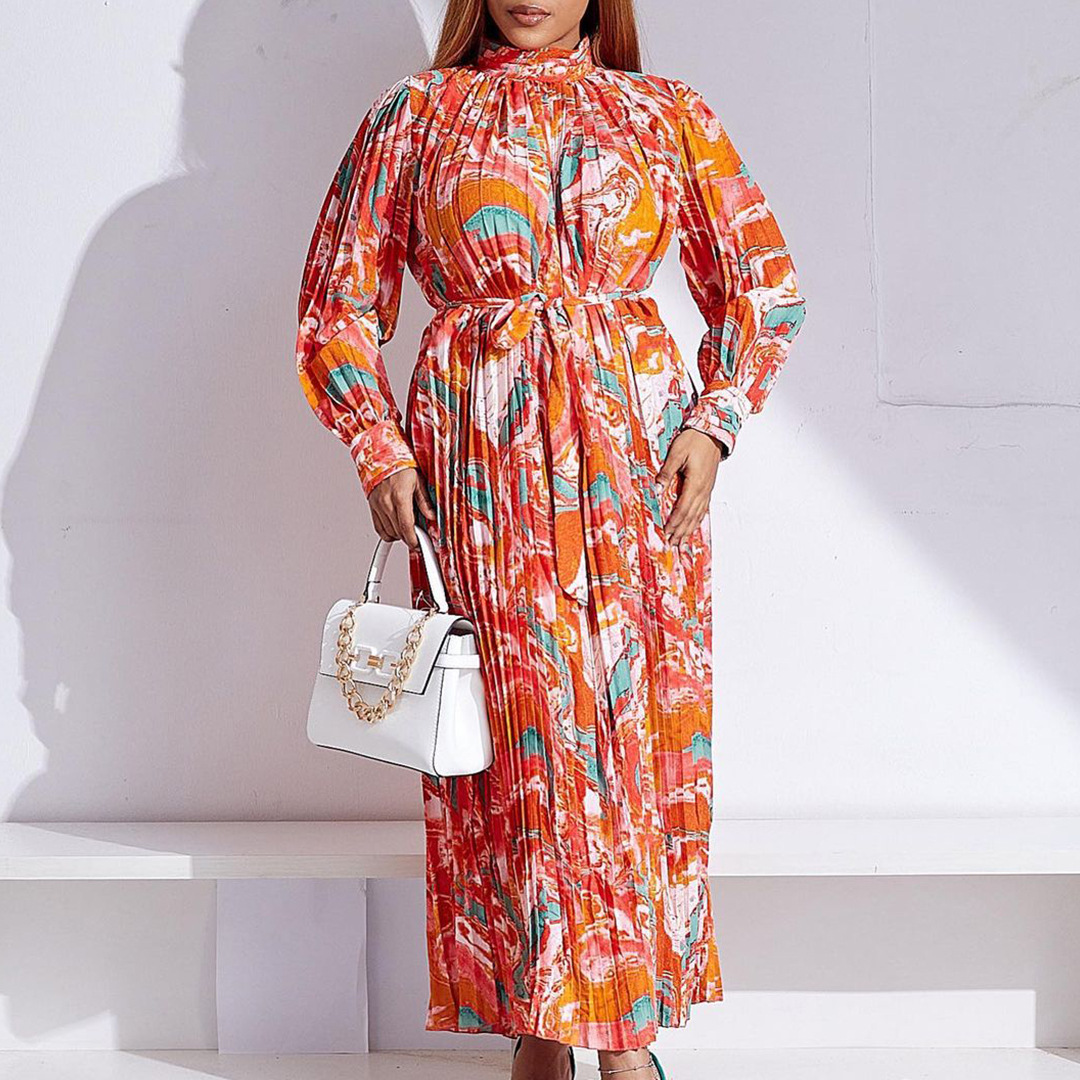 Clothing Latest Ladies Long Sleeve Ruffle Chiffon Elegant Chiffon Floral  Chiffon Maxi Dress Women| Alibaba.com