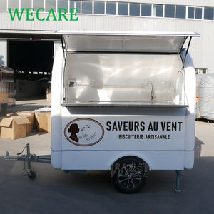 Wecare <span class=keywords><strong>Hotdog</strong></span> Cart Mobile Fiberglass Hotel Snack Fast Food Truck Multifunción Mobile Coffee Food Cart Trailer para restaurante - Product Image 4