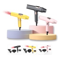 Sèche-cheveux électrique 2000W à moteur sans balais haute vitesse 110 000 tr/min, ionique, infrarouge lointain, avec buse magnétique, pour usage extérieur et VR