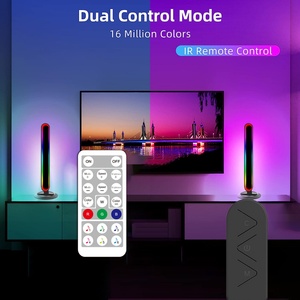 Lampe Musicale Intelligente Économie d'Énergie à Effet Miroir Infini Coloré, Activée par le Son, Télécommandée, pour Gaming et Musique - Product Image 4