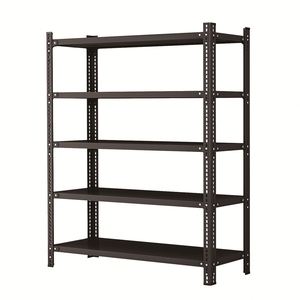 מתכוונן 5-שכבה ברזל מדפים אור החובה מסחרי תצוגת מתלה גובה-מערכת מתלה מתכת מתכווננת - Product Image 5