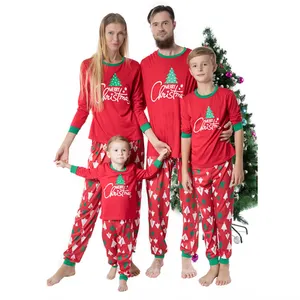 KKVVSS 1954# Christmas printing at home wear casual and comfort adult and child large size wholesale nightwear