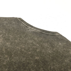 เสื้อยืดคอตตอนแท้ทรงหลวมสไตล์วินเทจล้างสี  แบบยูนิเซ็กส์ แขนสั้น พิมพ์ลาย  เสื้อผ้ากลุ่ม  เสื้อยืดคอกลมสั่งทำพิเศษ - Product Image 3