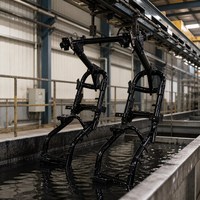 Peinture électrophoretique anti-corrosion E-Coat pour la fabrication de châssis automobiles, idéale pour l'atelier de revêtement de quincaillerie