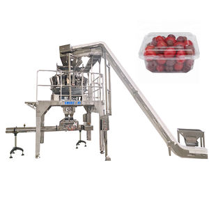 Máquina Automática para Envasado de Frutas, Máquina de Llenado y Sellado para Bandejas de Arándanos, Cerezas y Tomates - Product Image 1