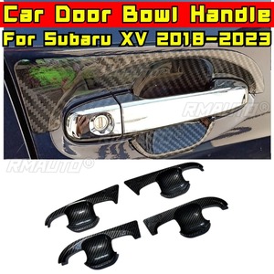 ชุดแต่งกันรอยขีดข่วนสำหรับ Subaru XV 2018-2023 ชุดแต่งฝาครอบมือจับประตูรถยนต์  แถบปิดขอบมือจับ  อุปกรณ์ตกแต่งรถยนต์ - Product Image 1