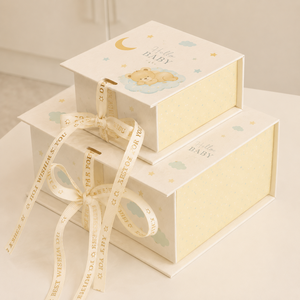 Factory Direct Custom <b>Book</b>-Shaped Magnetic Gift <b>Box</b> With Ribbon And Four-Color Printing Rigid Paper <b>Box</b> For Baby Gift Packaging - Product Image 3