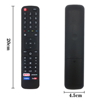 Télécommande universelle pour Hisense EN2A27 LED HDTV, télécommande EN-2A27 avec boutons YouTube, Netflix, VUDU et A-mazon