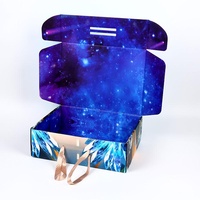 Boîte d'emballage personnalisée en carton mat laminé avec doublure en éponge pour bijoux, parfums et produits de soin de la peau, boîtes d'emballage personnalisées