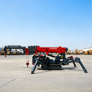 מנוף עכביש L-339 חדש 3 טון 5 טון 8 טון מיני הידראולי טלסקופי עם שלט רחוק, מנוע חשמלי/דיזל, עם תעודת CE - Product Image 4