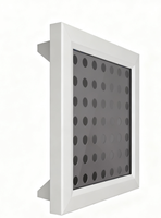 Système de cabine d'ascenseur moderne et durable en acier inoxydable, panneau de plafond décoratif pour hôtels et hôpitaux