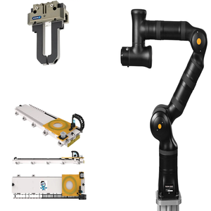หุ่นยนต์โคบอท KASSOW รุ่น KR810 พร้อมหัวดูดสุญญากาศ OnRobot หรือหัวจับแบบนุ่ม สำหรับการจัดการชิ้นส่วนขนาดเล็ก ในการขนถ่ายสินค้าเข้า-ออกในโรงงาน - Product Image 3
