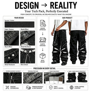 Pantalones vaqueros ajustados para <span class=keywords><strong>hombre</strong></span> con roturas, estilo casual, de mezclilla delgada, clásicos, para <span class=keywords><strong>hombre</strong></span> joven, corte ajustado, desgastados - Product Image 5
