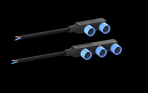 คอนแทคเตอร์ไฟ LED รูปตัว F M15ปลั๊ก2ขาทนต่อสภาพอากาศ IP68ไนล่อนกันน้ำความแข็งแรงสูงจัดอันดับ10A - Product Image 3