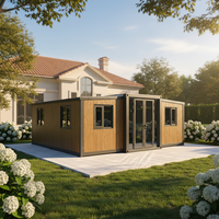 Abri de jardin isolé préfabriqué, studio de jardin, bureau modulaire moderne, design résistant aux intempéries, installation facile