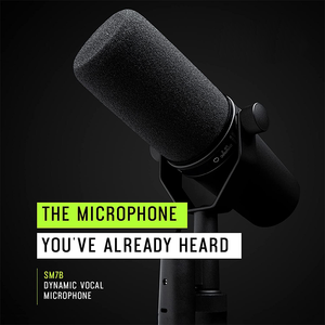 <span class=keywords><strong>Microphone</strong></span> de studio vocal pour diffusion, Microfonos Sm7b, <span class=keywords><strong>Microphone</strong></span> de studio <span class=keywords><strong>cardioïde</strong></span>, Sure Shur Micro Sm7b - Product Image 3