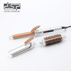 Fer à boucler professionnel Dsp 31 mm, protection thermique électrique, style salon, multi-styler - Product Image 1