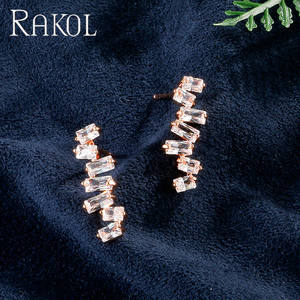 Rakol EP2023ต่างหูเครื่องประดับเพทายเรียบง่าย - Product Image 3