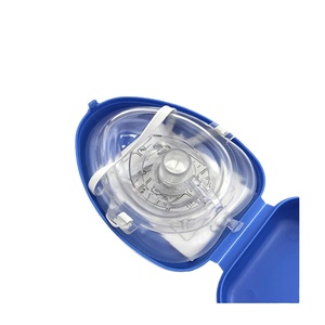 Professionale pronto soccorso CPR soccorritori respirazione artificiale riutilizzabile valvola unidirezionale valvola tasca CPR maschera con custodia rigida - Product Image 1