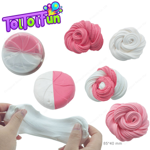 Kit de Slime de Mantequilla de Dos Colores, Arcilla de Colores Personalizados, Juguete Educativo para Aliviar el Estrés, Regalo de Cumpleaños para Niños y Niñas - Product Image 2