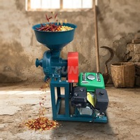 22 kg Compact 2,2 kW 80 kg/h Durable Haute Qualité Humide &amp;   Broyeur à sec avec moteur et roulement 220V/380V