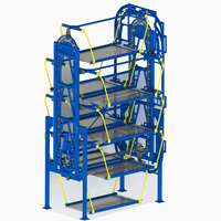Sistema de Estacionamiento Inteligente Vertical Rotatorio de 5 Niveles TABITHA para 8 Autos con Capacidad de Carga de 2000 kg y Elevador de Estacionamiento