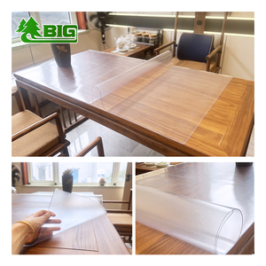 Nappe de <span class=keywords><strong>table</strong></span> en <span class=keywords><strong>PVC</strong></span> transparent durable Boligao, qualité commerciale, imperméable, résistante à la chaleur, épaisseur personnalisable pour café, hôtel, bureau, mobilier - Product Image 5