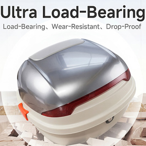 Top case universel pour <span class=keywords><strong>moto</strong></span>, boîte arrière étanche pour scooter, 41L, plastique ABS, coffre de rangement arrière pour <span class=keywords><strong>moto</strong></span> électrique - Product Image 3