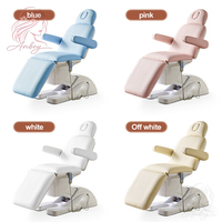 Nouveau fauteuil de beauté électrique de luxe à 3 moteurs, lit de soin du visage, table de massage pour spa et salon de beauté