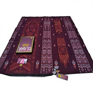 Sarong Indonesia BHS Excelente Oro JEA Tipo Jacquard Tradicional Musulmán - Product Image 4