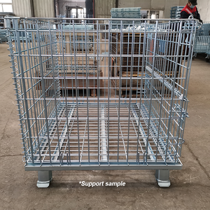 מיכל פלדה תעשייתי מחוזק, מתקפל במהירות, בעל יכולת קיפול מהירה - Product Image 1