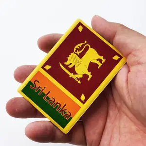 श्रीलंका और भारत का ध्वज कस्टम रेफ्रिजरेटर मैग्नेट फर्नीचर सजावट थोक उपहार रेफ्रिजरेटर मैग्नेट कोई चुंबक नहीं