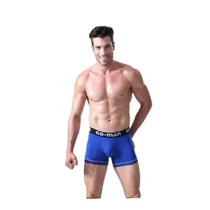 Supplier Wholesale Solid Men Underwear For Men Boxer Shorts Blue Man Underpants