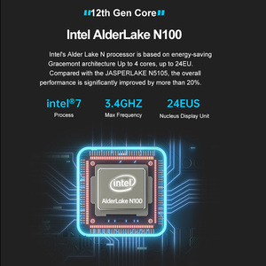Morefine 13th Gen Intel <span class=keywords><strong>i5</strong></span> 1340P i7 1260P N100 M9 Pocket Mini PC DDR4 NVME Dual HDMI2.0 2,5G LAN PC Gamer Mini Computadora WiFi6 - Product Image 6