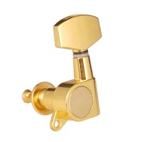 Gold Acoustic Electric Guitar Semicircle Handle Sealed Tuning Pegs Tuners Guitar Machine Heads