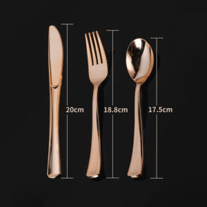 أوانٍ فاخرة من شويلي ذهبية/فضي/وردي لحفلات الزفاف والمطاعم أنيقة - Product Image 5