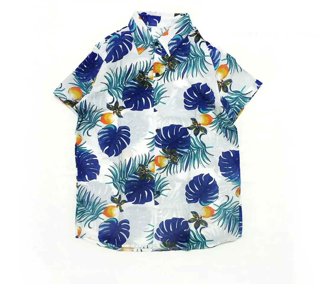 T.Shirt Custom ized Hochwertige Strand Hawaiian Casual Shirts Mode Männer Bedruckte Shirts