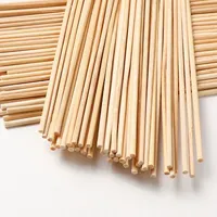 Brochettes de barbecue longues en bambou naturel de qualité alimentaire, écologiques, biodégradables, pointues, portables pour camping en extérieur et grillades au charbon de bois