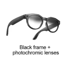 Black frame + photochromic lenses