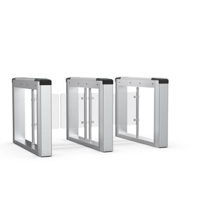 304 스테인리스 스틸 패스트 레인 출입 통제 RFID 보안 카운터 스윙 턴스타일 게이트 - Product Image 3