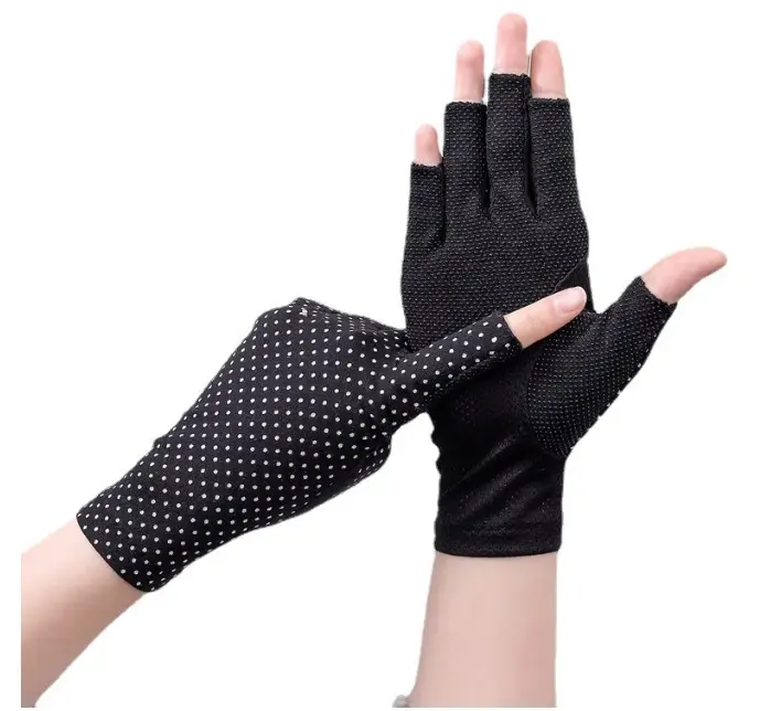 Custom Women Summer Sun-proof Full Finger Gloves Anti-UV Protection Touch Screen Riding Car Driving Gloves