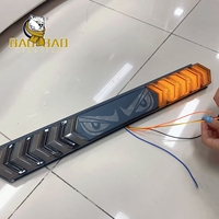 Feux arrière de camion 12V 24V à LED, type « Devil Eyes », clignotants, avertisseurs lumineux, bandes longues colorées, feux de freinage et de clignotement pour accessoires de voiture, camion, VTT