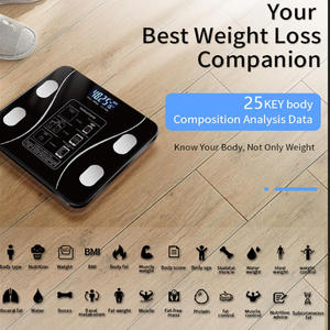 Hot <b>Sale</b> Digital Body Fat Scale Smart <b>Weight</b> Scale with Tempered Glass Home Use - Product Image 4