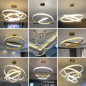 China Suppliers 36w 60w 72w Round Modern <strong>Lighting</strong> Chandelier Pendant Light <strong>Fixtures</strong> - Product Image 4