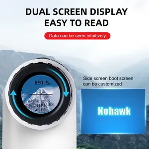 Nohawk-telémetro láser digital de 800M, buscador de distancia recargable para palos de Golf